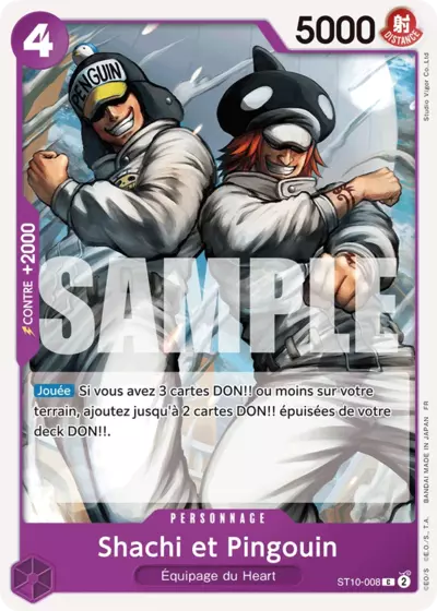 ST10-008 - Shachi et Pingouin — Carte One Piece Premium Booster — The Best Vol.2 008