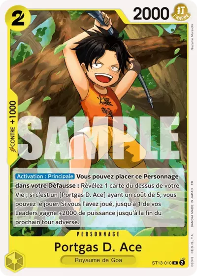ST13-010 - Portgas D. Ace — Carte One Piece Premium Booster — The Best Vol.2 010