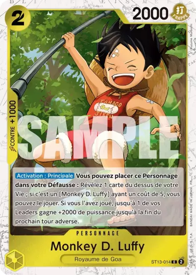 ST13-014 - Monkey D. Luffy V2 — Carte One Piece Premium Booster — The Best Vol.2 014