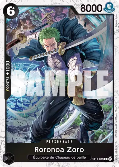 ST14-013 - Roronoa Zoro V2 — Carte One Piece Premium Booster — The Best Vol.2 013