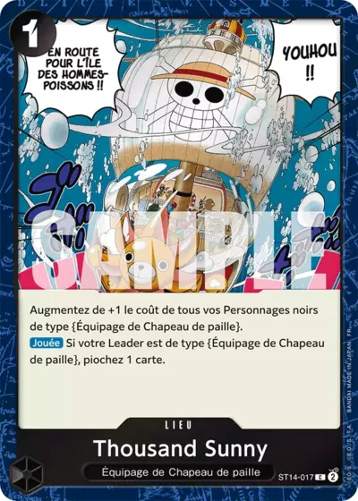 ST14-017 - Thousand Sunny V2 — Carte One Piece Premium Booster — The Best Vol.2 017