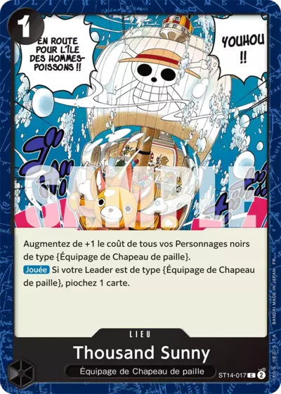 ST14-017 - Thousand Sunny — Carte One Piece Premium Booster — The Best Vol.2 017