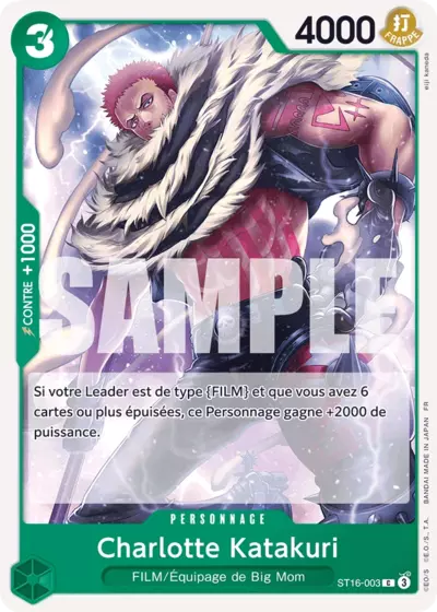 ST16-003 - Charlotte Katakuri — Carte One Piece Premium Booster — The Best Vol.2 003