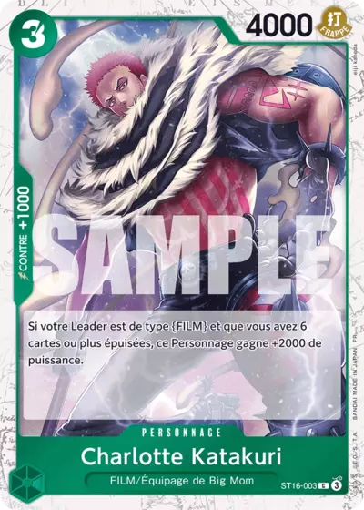 ST16-003 - Charlotte Katakuri V2 — Carte One Piece Premium Booster — The Best Vol.2 003