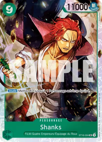 ST16-004 - Shanks — Carte One Piece Premium Booster — The Best Vol.2 004
