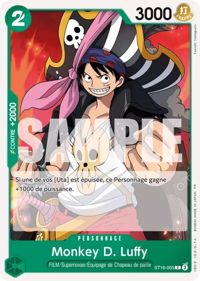 ST16-005 - Monkey D. Luffy — Carte One Piece Premium Booster — The Best Vol.2 005