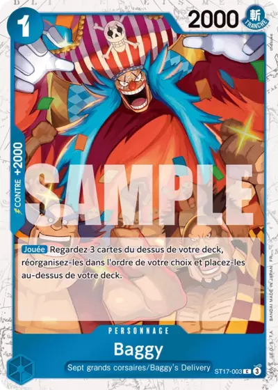 ST17-003 - Baggy V2 — Carte One Piece Premium Booster — The Best Vol.2 003