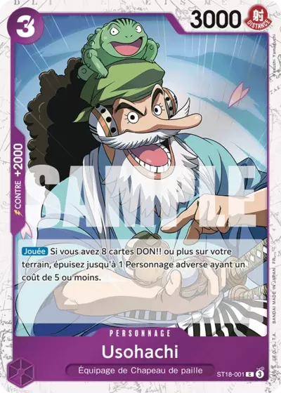 ST18-001 - Usohachi V2 — Carte One Piece Premium Booster — The Best Vol.2 001