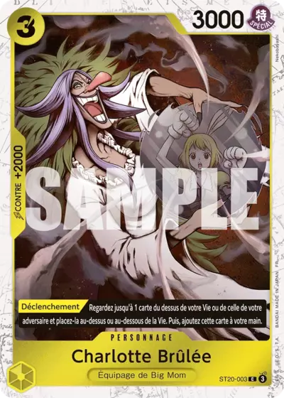 ST20-003 - Charlotte Brûlée V2 — Carte One Piece Premium Booster — The Best Vol.2 003