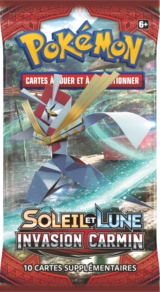 Booster Pokémon Invasion Carmin illustration Katagami, scellé français