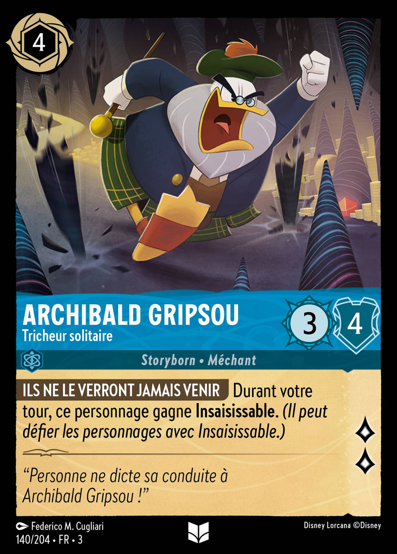140/204 - Archibald Gripsou - Tricheur solitaire