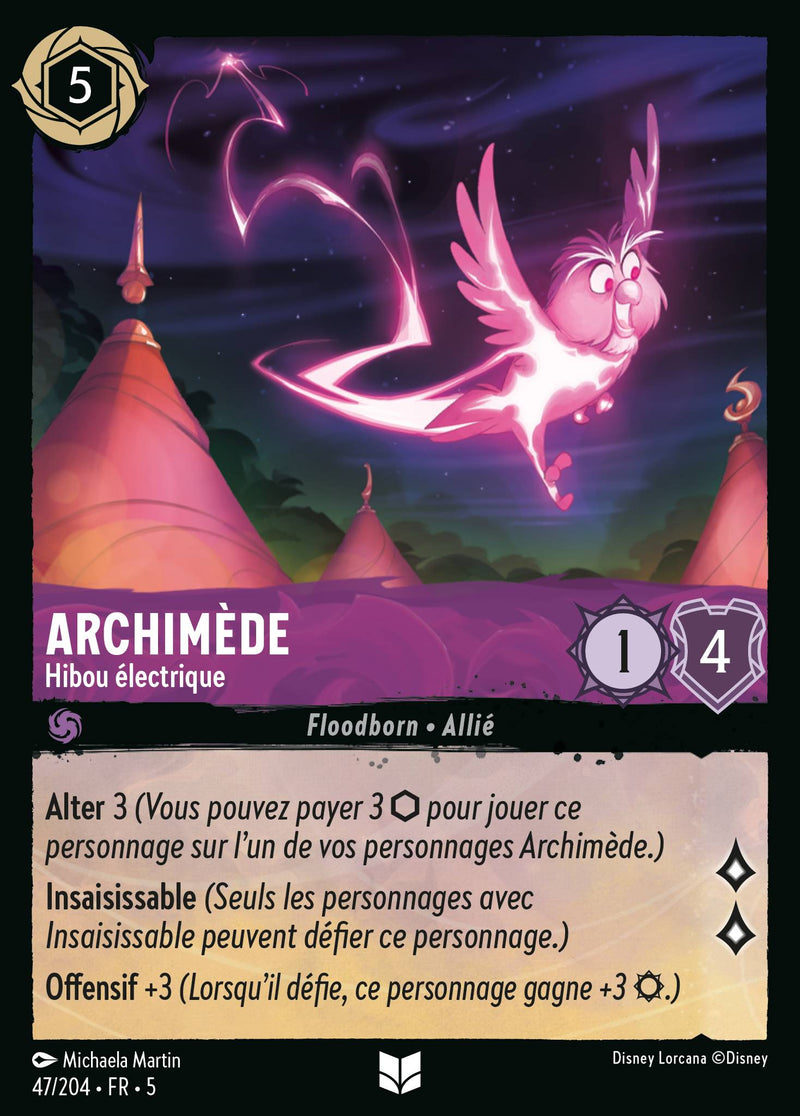 047/204 - Archimède - Hibou électrique