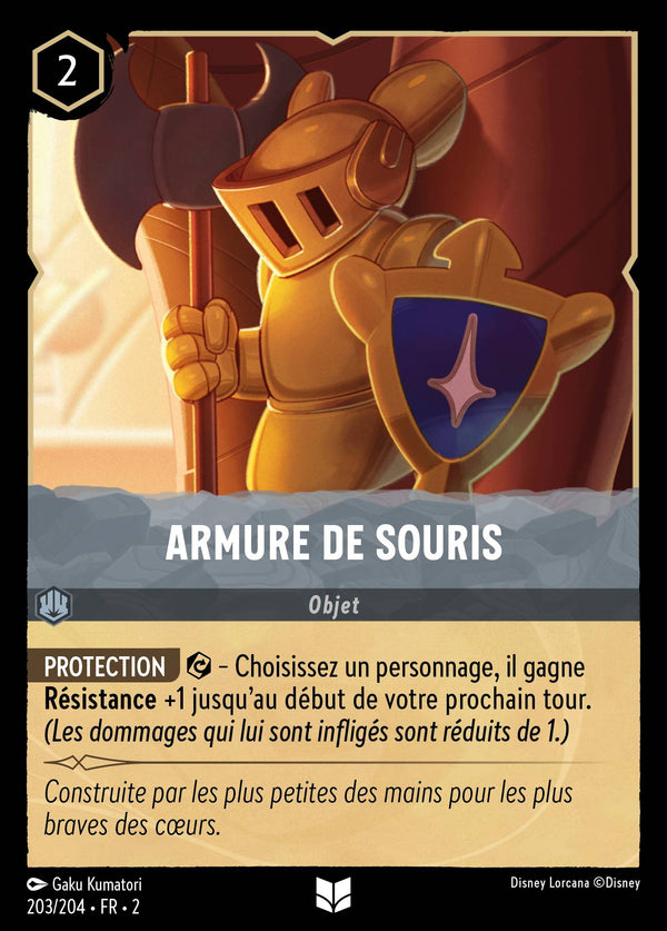 Armure de souris — Carte Disney Lorcana 203 L'Ascension des Floodborn