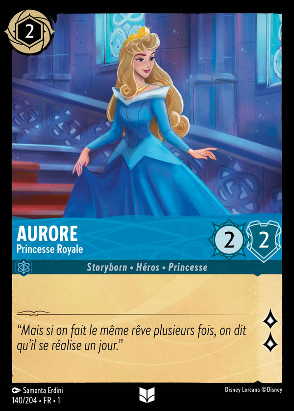 Aurore - Princesse Royale — Carte Disney Lorcana 140 Premier Chapitre