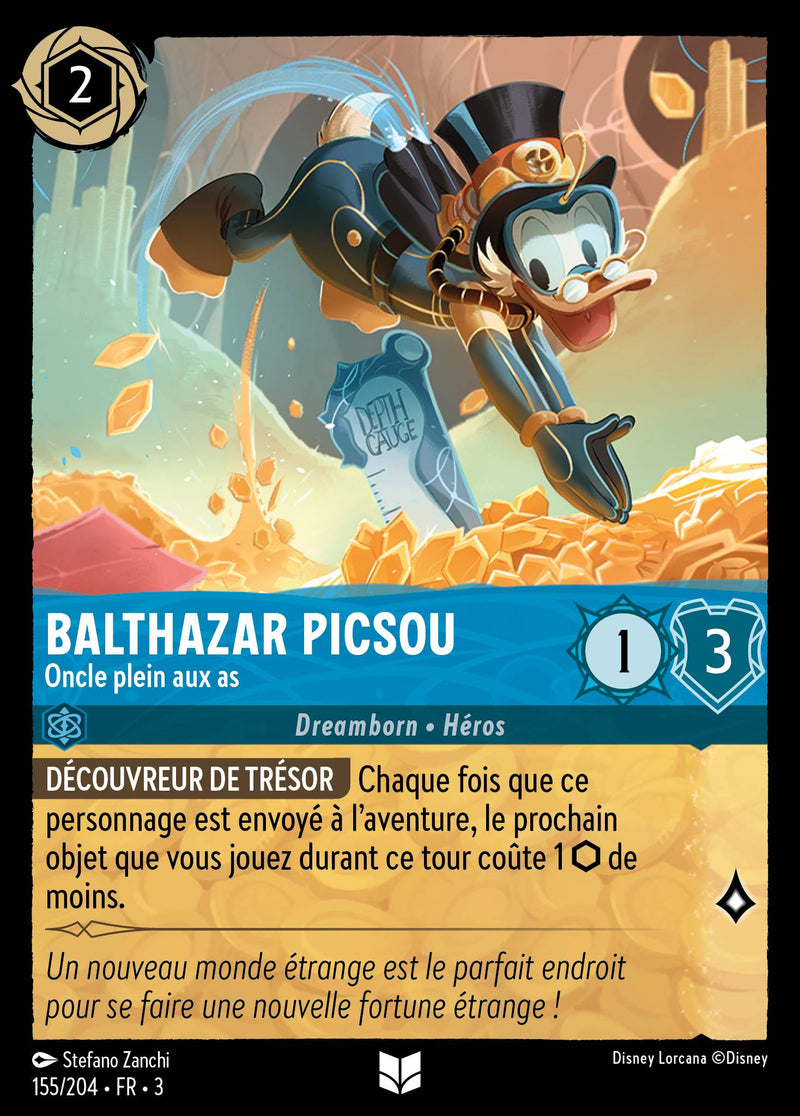 155/204 - Balthazar Picsou - Oncle plein aux as