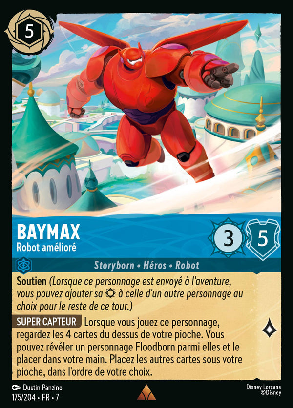 Baymax - Robot amélioré — Carte Disney Lorcana 175 L'île d'Archazia