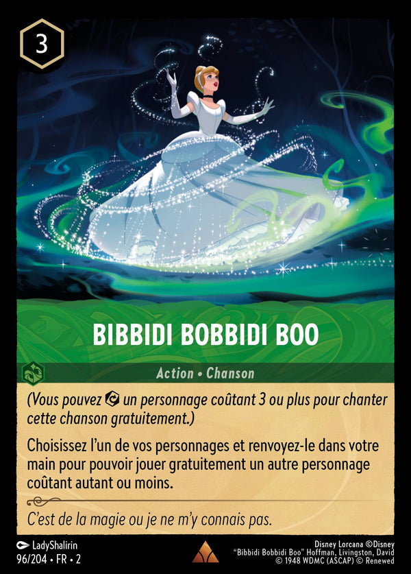 096/204 - Bibbidi Bobbidi Boo — Carte Disney Lorcana L'Ascension des Floodborn 96/204