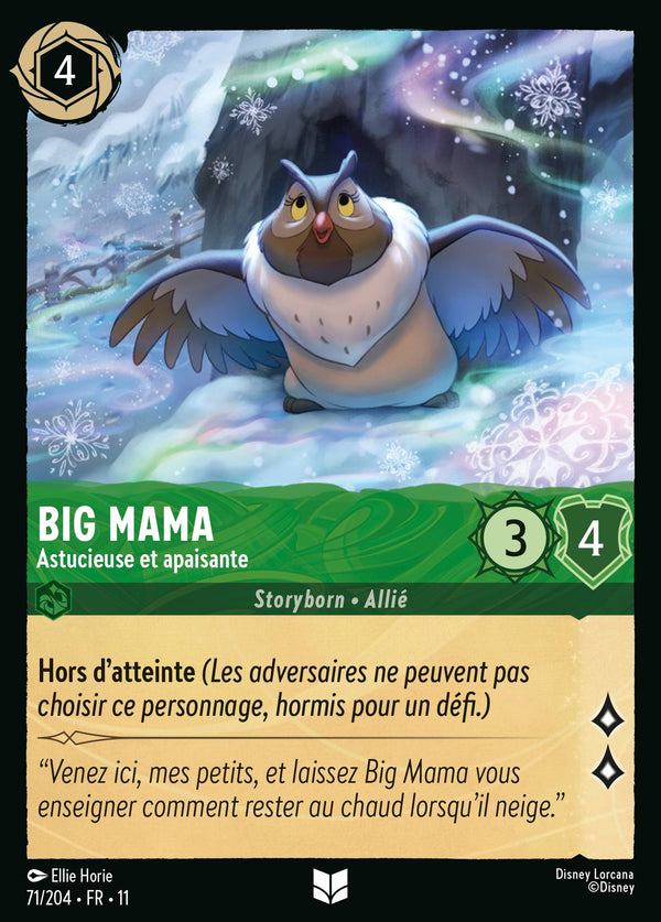 071/204 - Big Mama - Astucieuse et apaisante — Carte Disney Lorcana Givresort 71/204