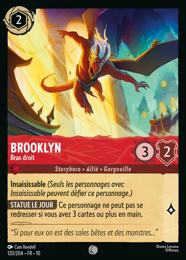 120/204 - Brooklyn - Bras droit — Carte Disney Lorcana Lueurs dans les Profondeurs 120/204