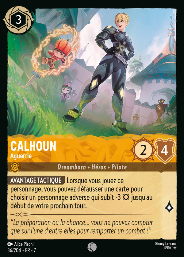 036/204 - Calhoun - Aguerrie — Carte Disney Lorcana L'île d'Archazia 36/204