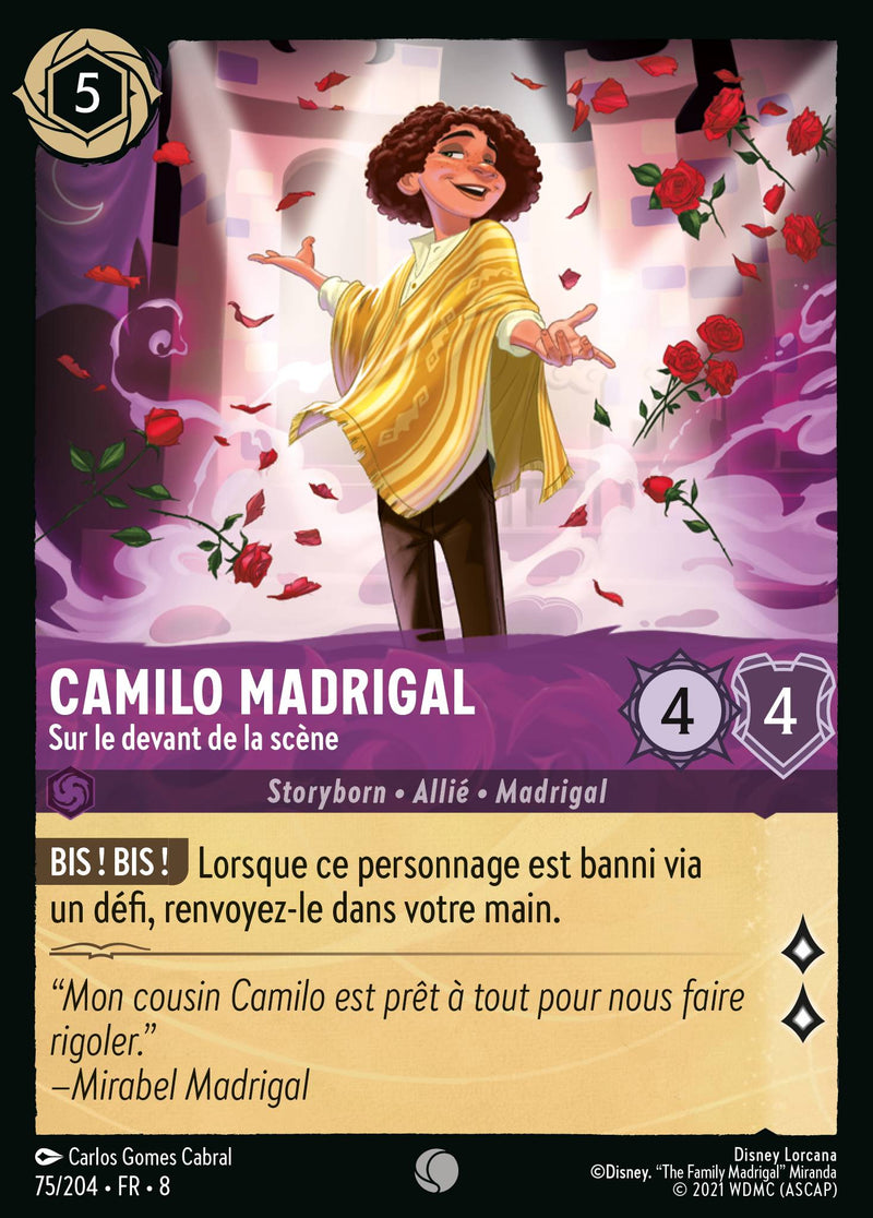 075/204 - Camilo Madrigal - Sur le devant de la scène