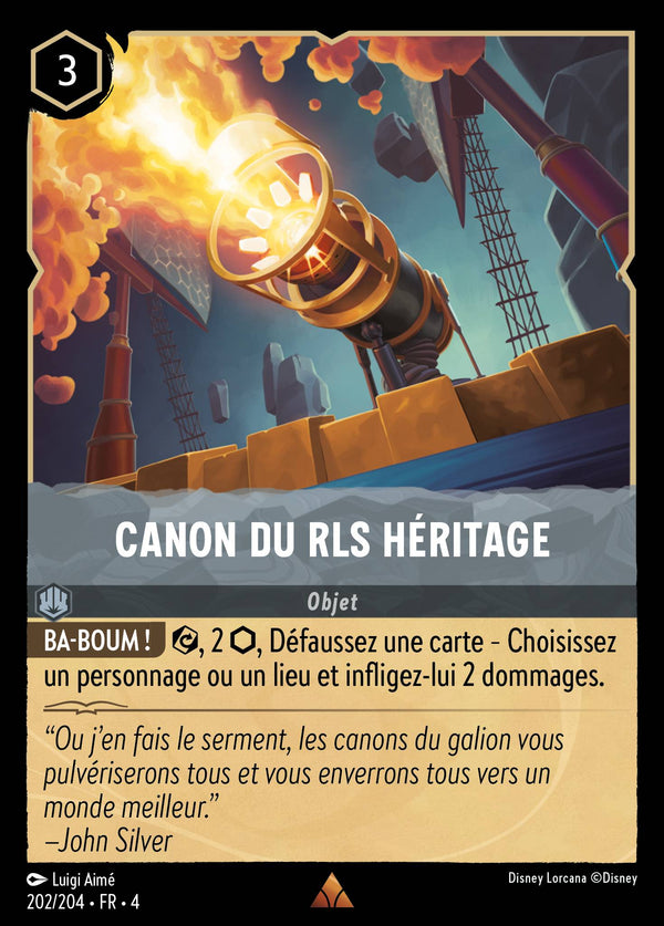 202/204 - Canon du RLS Héritage — Carte Disney Lorcana Le Retour d'Ursula 202/204