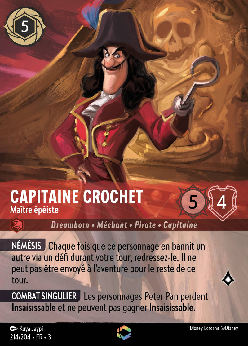 214/204 - Capitaine Crochet - Maître épéiste