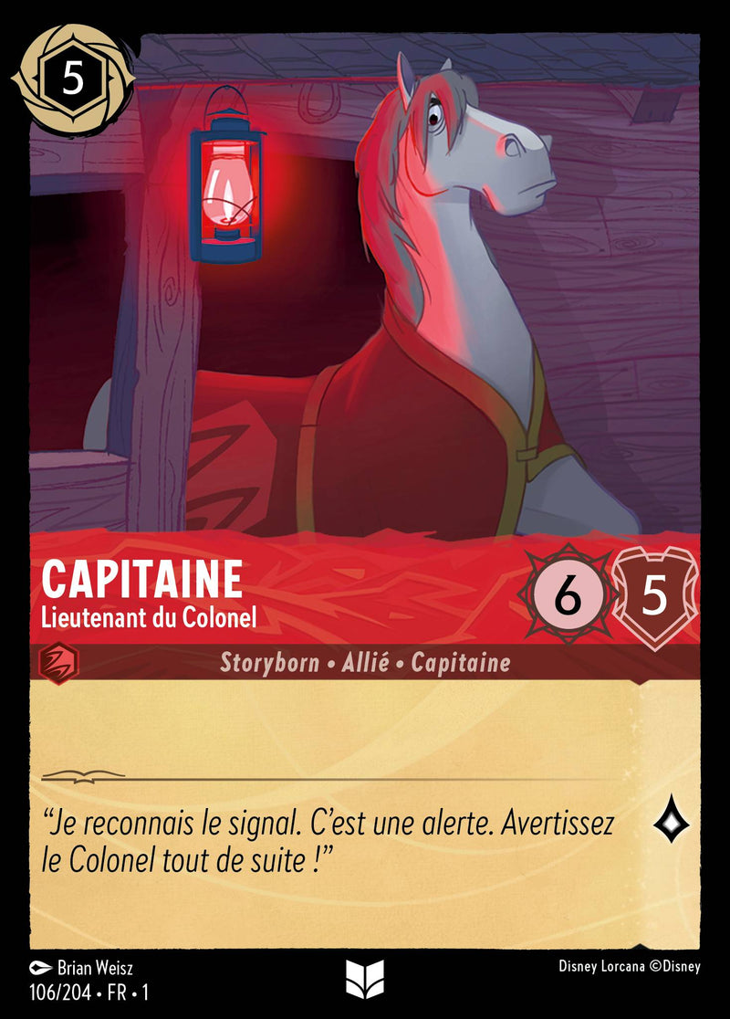 106/204 - Capitaine - Lieutenant du Colonel