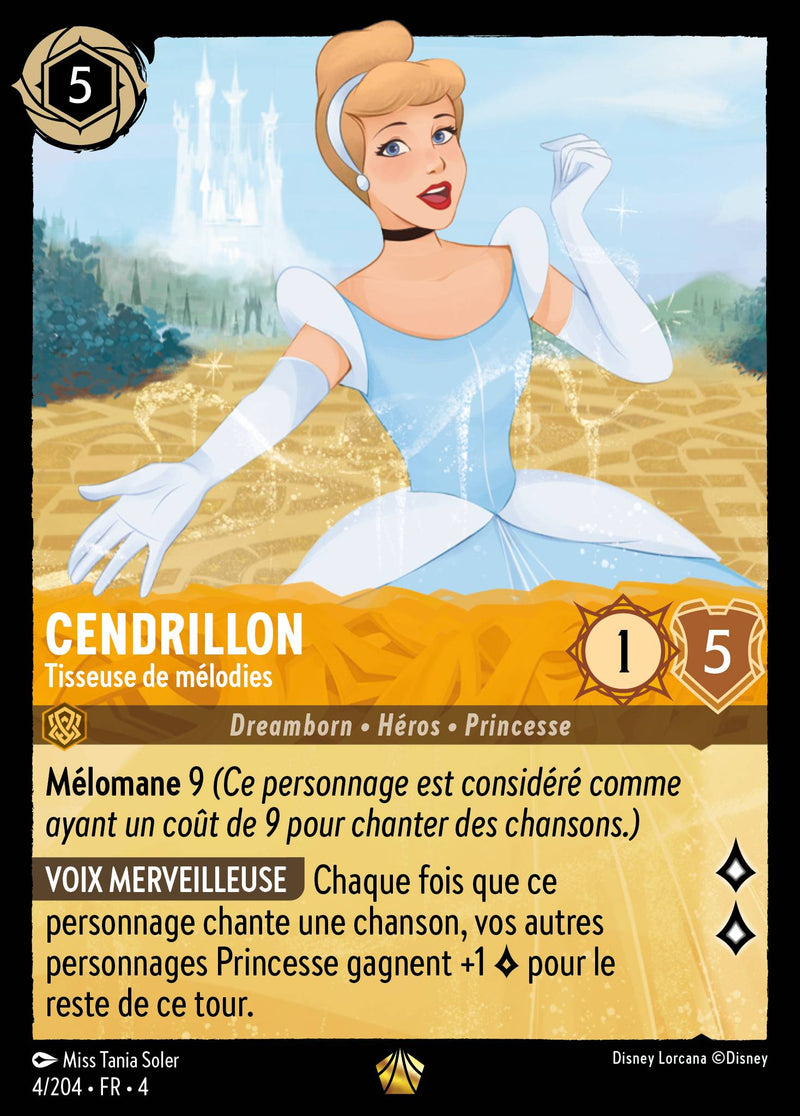 004/204 - Cendrillon - Tisseuse de mélodies