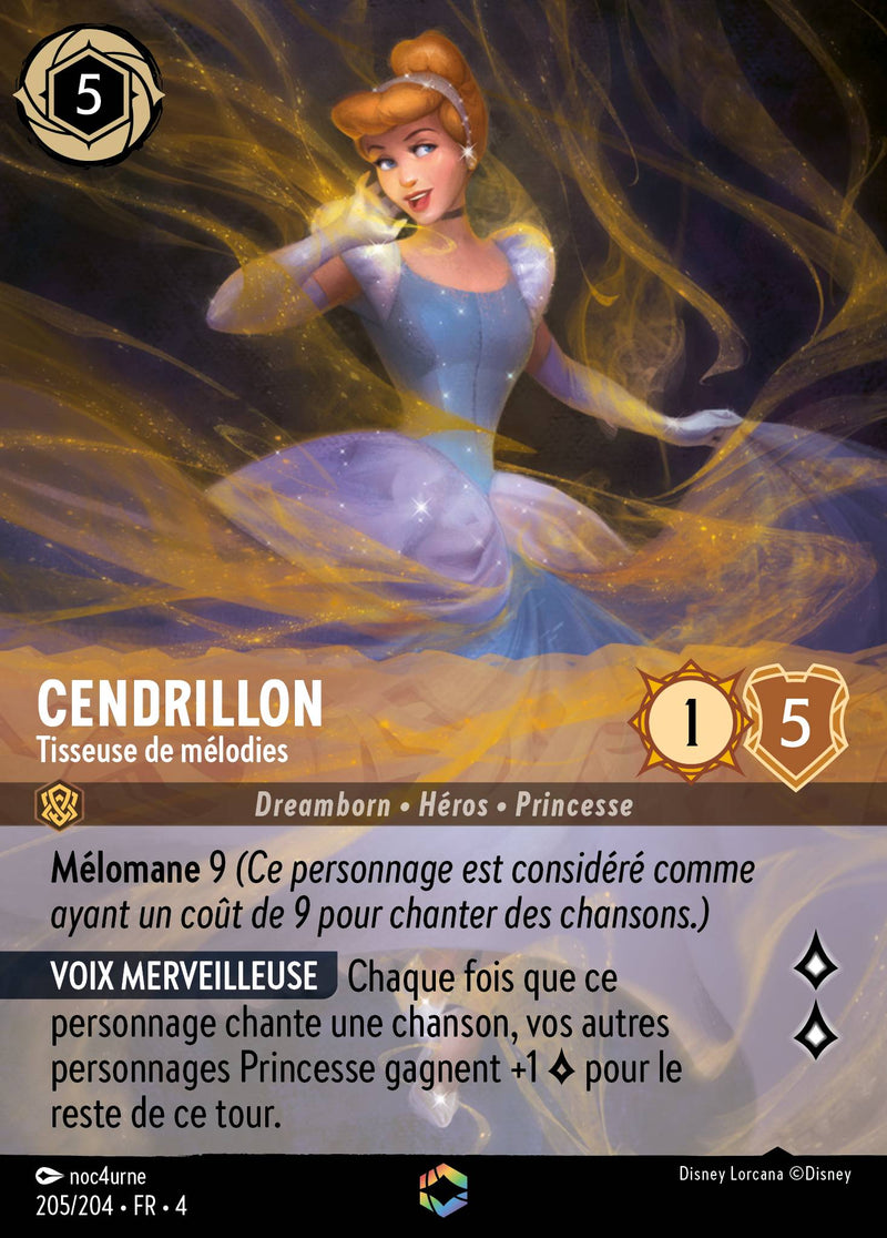 205/204 - Cendrillon - Tisseuse de mélodies
