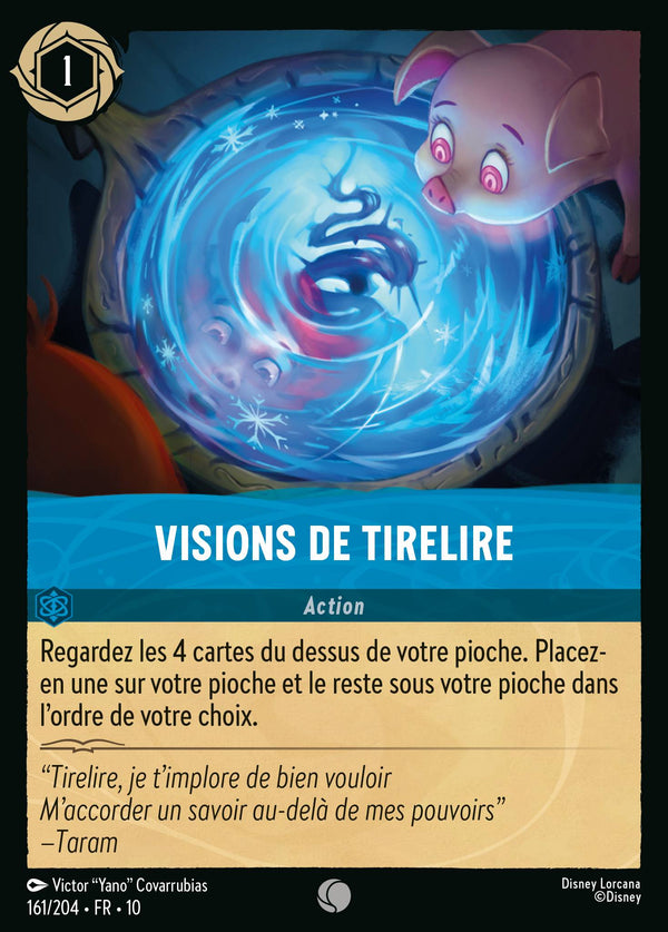 161/204 - Visions de Tirelire - Carte Disney Lorcana Lueurs dans les Profondeurs 161/204