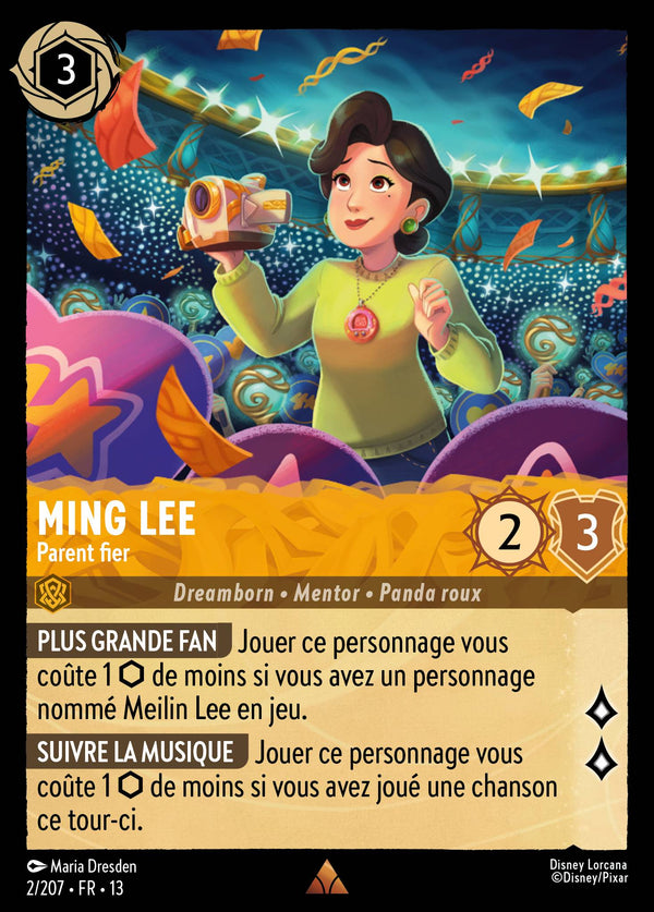 002/207 - Ming Lee - Parent fier — Carte Disney Lorcana Invasion Epineuse! 2/207
