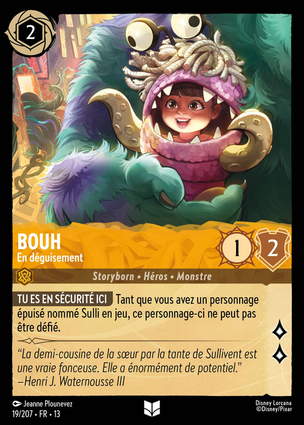 019/207 - Bouh - En déguisement — Carte Disney Lorcana Invasion Epineuse! 19/207