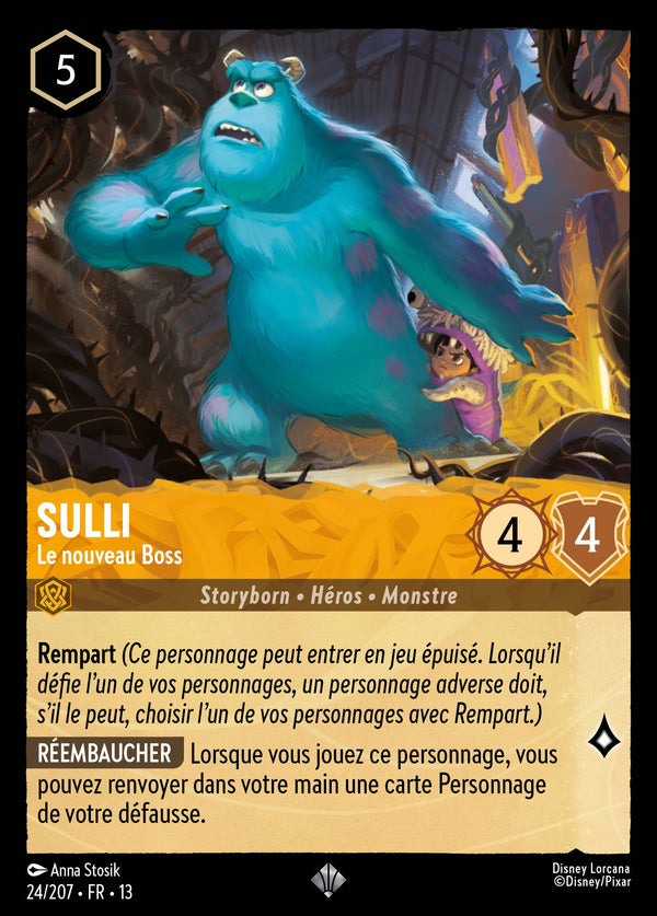 024/207 - Sulli - Le nouveau Boss — Carte Disney Lorcana Invasion Epineuse! 24/207