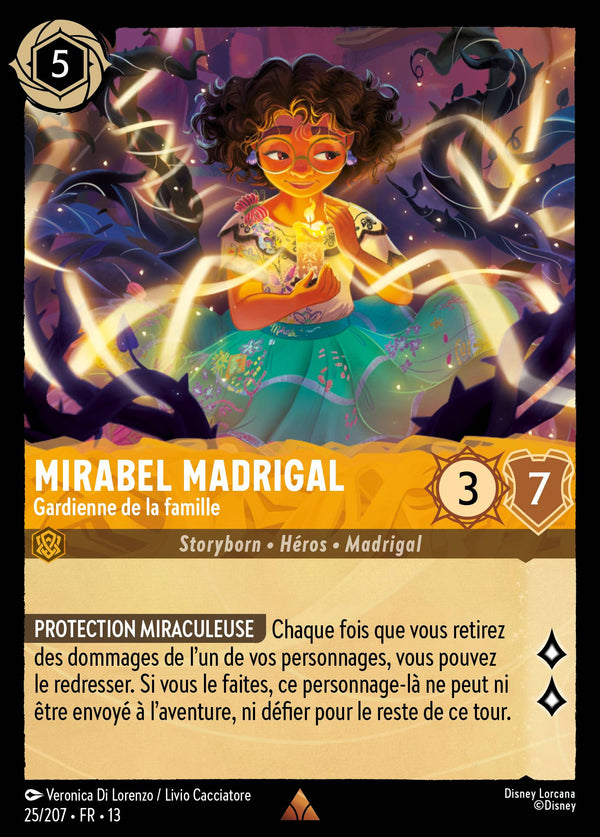 025/207 - Mirabel Madrigal - Gardienne de la famille — Carte Disney Lorcana Invasion Epineuse! 25/207