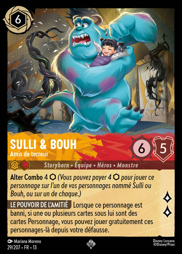 029/207 - Sulli & Bouh - Amis de terreur — Carte Disney Lorcana Invasion Epineuse! 29/207