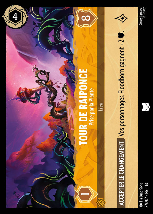037/207 - Tour de Raiponce - Prise par la Plante — Carte Disney Lorcana Invasion Epineuse! 37/207