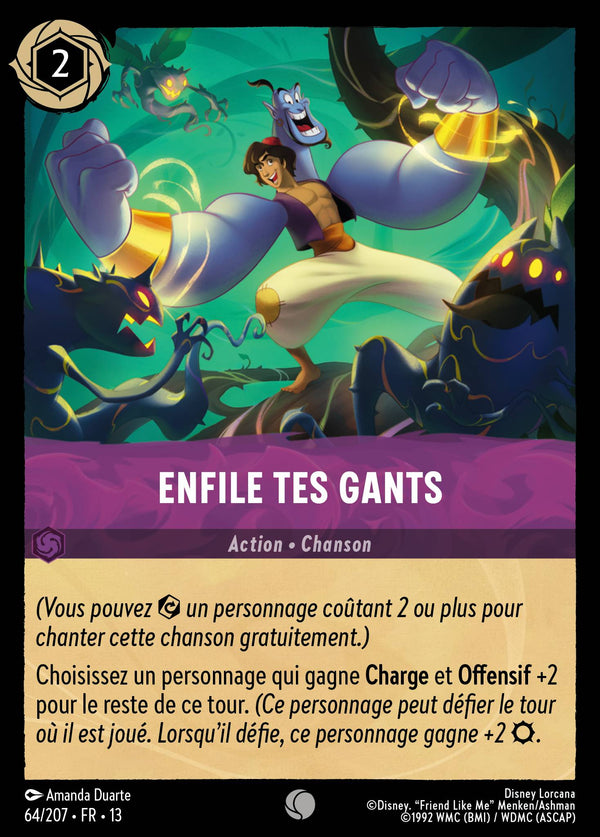 064/207 - Enfile tes gants — Carte Disney Lorcana Invasion Epineuse! 64/207