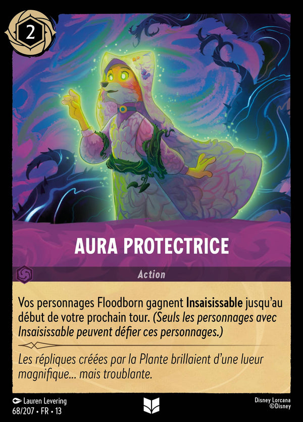 068/207 - Aura protectrice — Carte Disney Lorcana Invasion Epineuse! 68/207