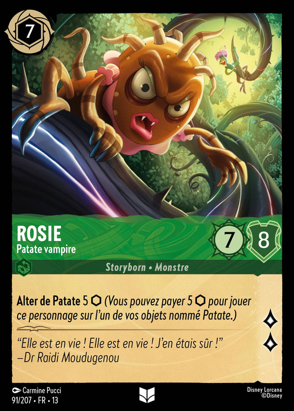 091/207 - Rosie - Patate vampire — Carte Disney Lorcana Invasion Epineuse! 91/207