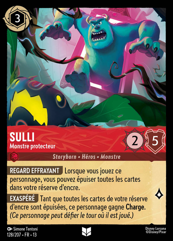 128/207 - Sulli - Monstre protecteur — Carte Disney Lorcana Invasion Epineuse! 128/207