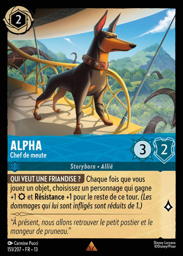 151/207 - Alpha - Chef de meute — Carte Disney Lorcana Invasion Epineuse! 151/207