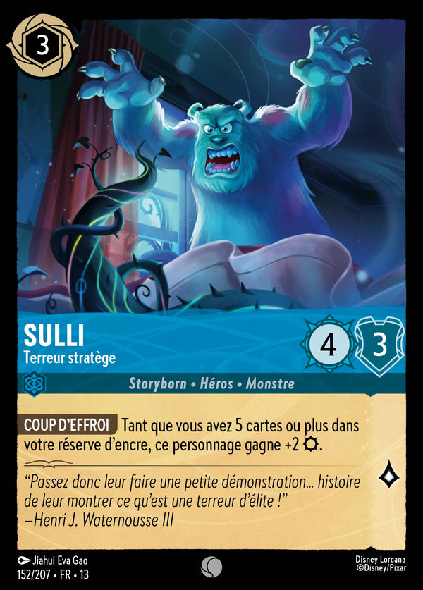 152/207 - Sulli - Terreur stratège — Carte Disney Lorcana Invasion Epineuse! 152/207