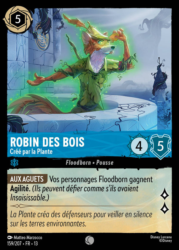 159/207 - Robin des Bois - Créé par la Plante — Carte Disney Lorcana Invasion Epineuse! 159/207
