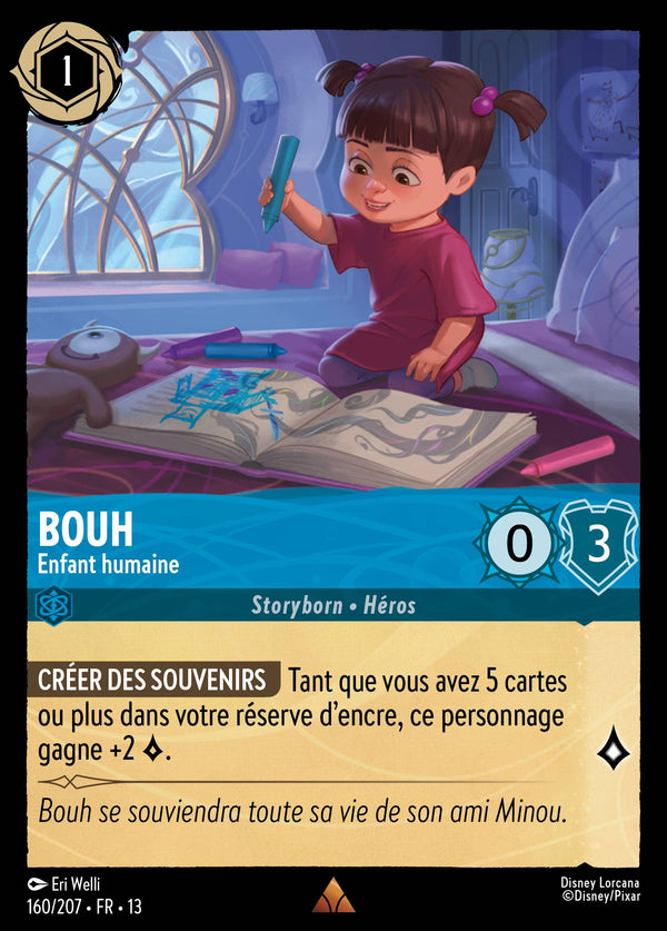 160/207 - Bouh - Enfant humaine — Carte Disney Lorcana Invasion Epineuse! 160/207