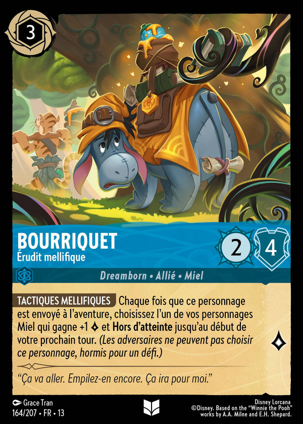 164/207 - Bourriquet - Érudit mellifique — Carte Disney Lorcana Invasion Epineuse! 164/207