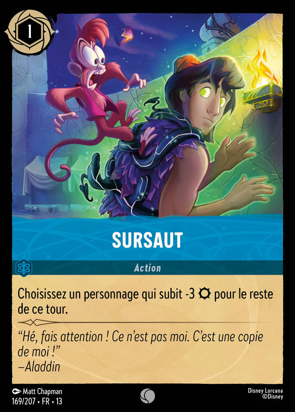 169/207 - Sursaut — Carte Disney Lorcana Invasion Epineuse! 169/207