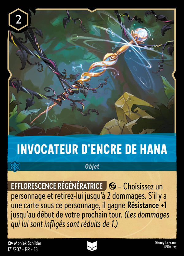 171/207 - Invocateur d'encre de Hana — Carte Disney Lorcana Invasion Epineuse! 171/207
