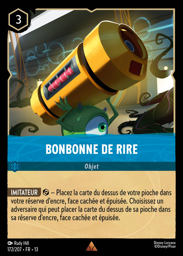 172/207 - Bonbonne de rire — Carte Disney Lorcana Invasion Epineuse! 172/207