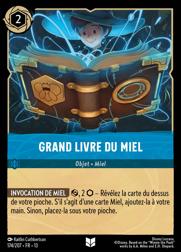 174/207 - Grand livre du miel — Carte Disney Lorcana Invasion Epineuse! 174/207